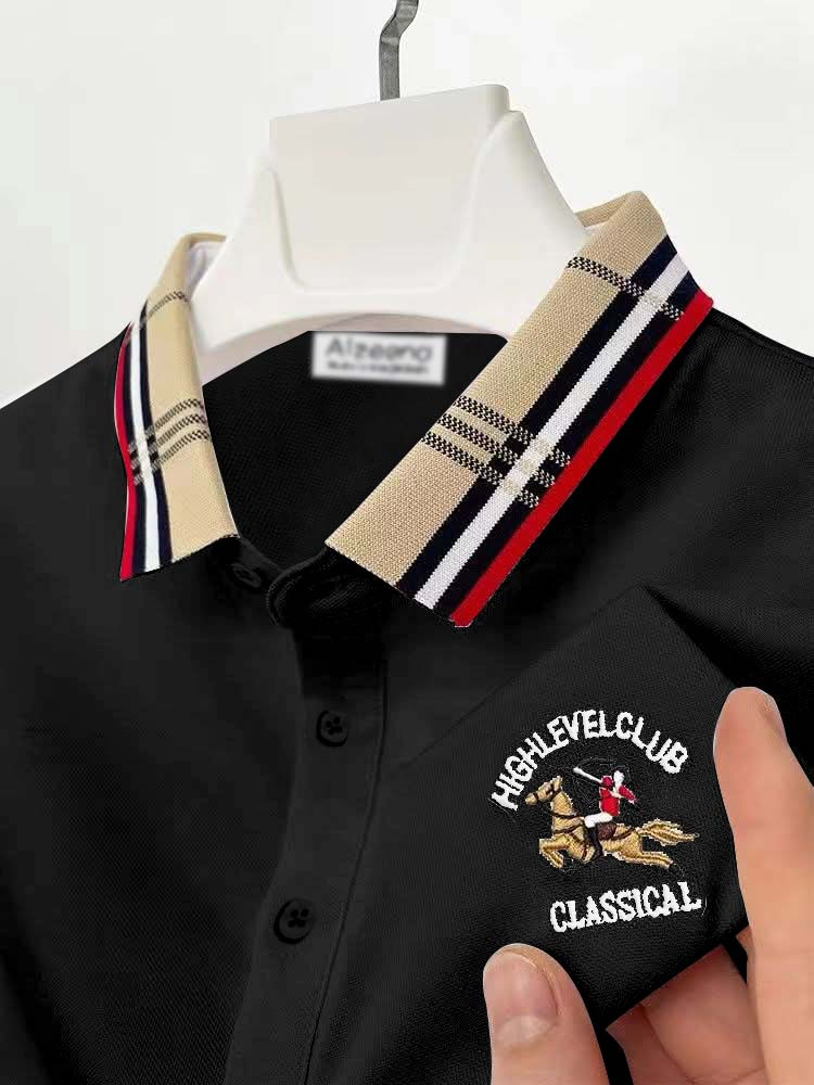 SP06 Black Men's Polo