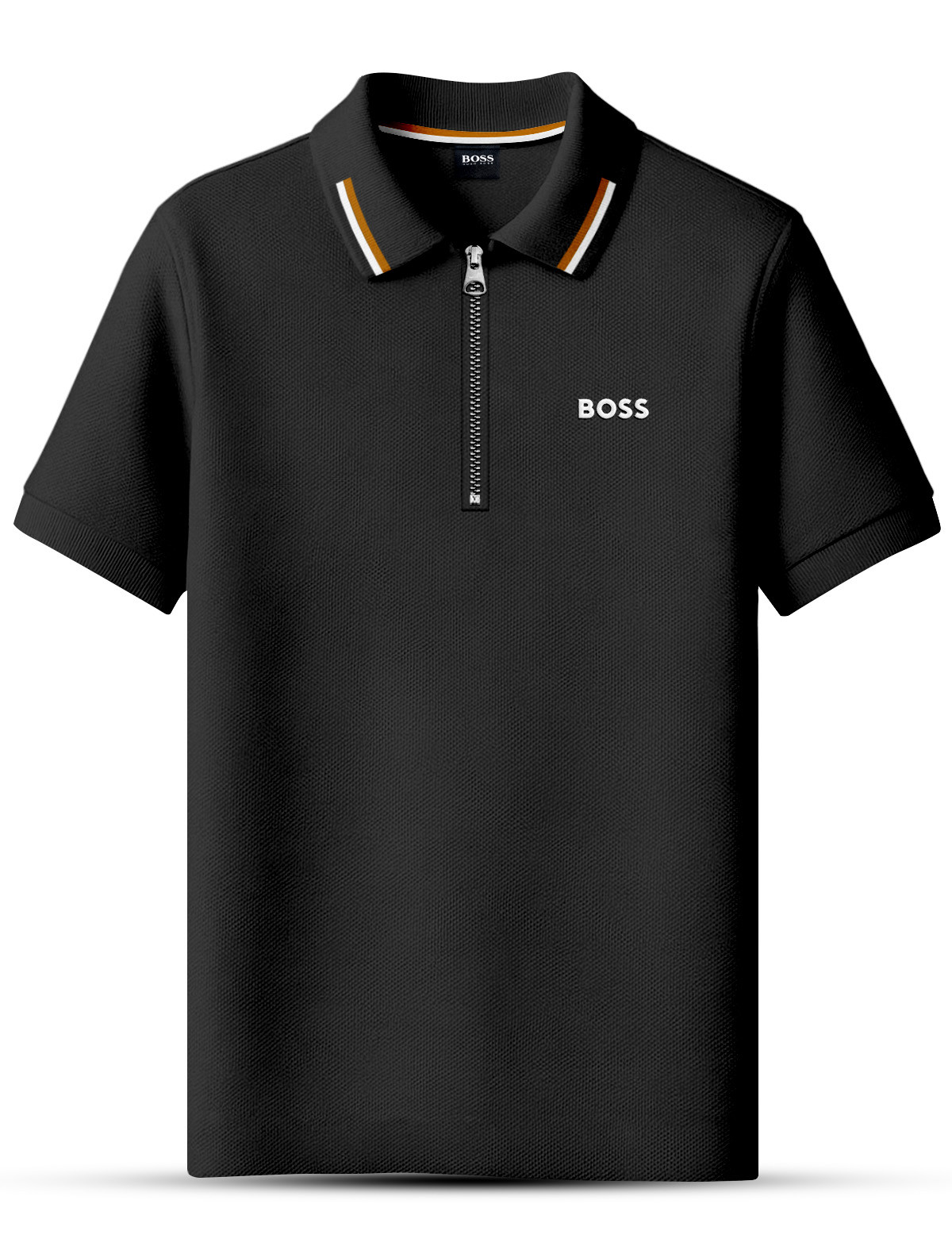 SP10 Black Boss Polo Shirt