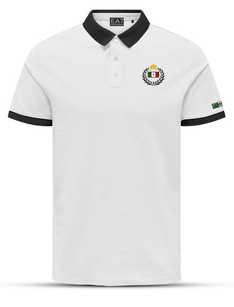 SP11 White Armani men's Polo