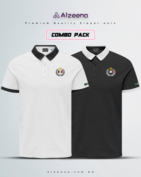 SP11 Black&White Armani men's Polo
